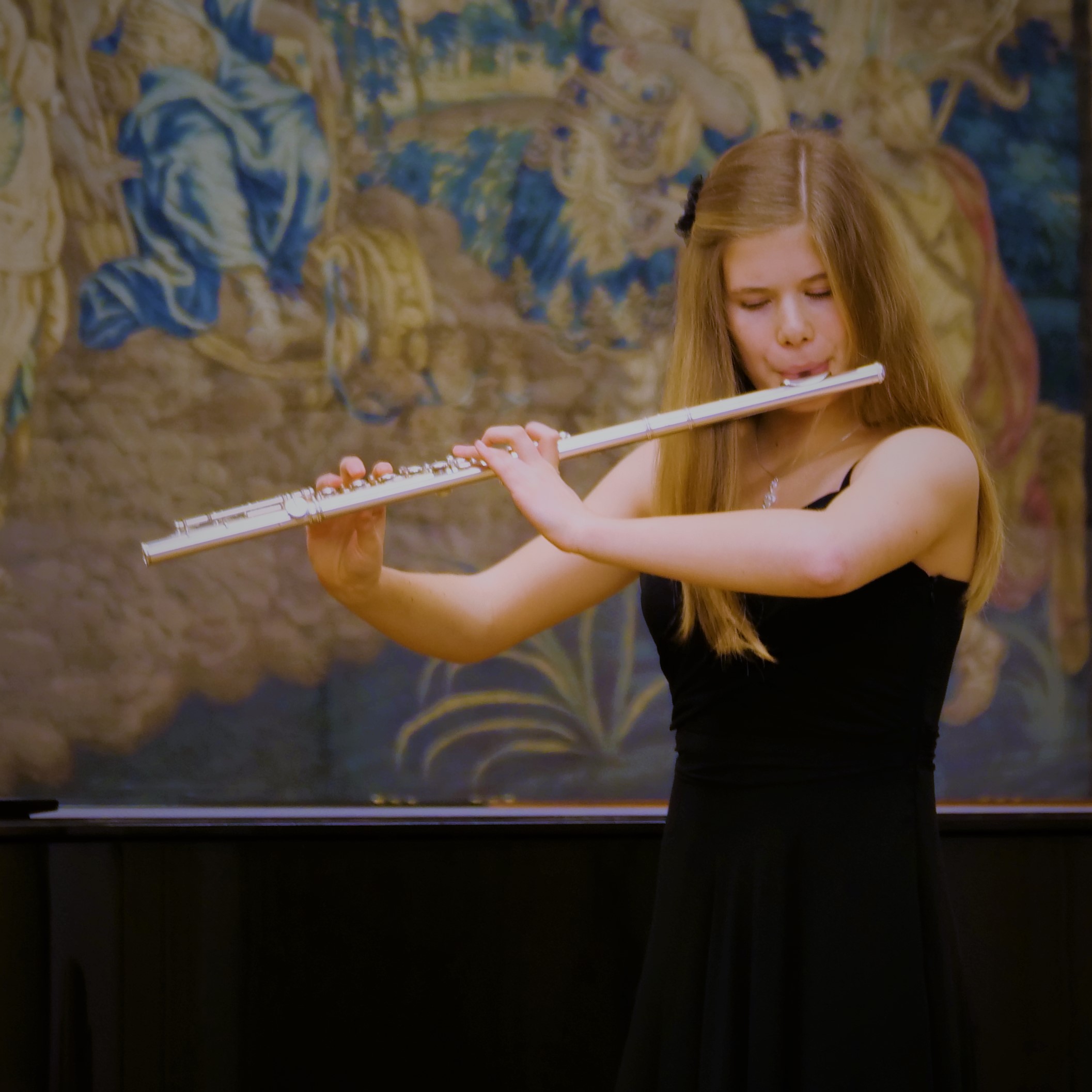 Iris, 15 Jahre, im Preisträger-Konzert ‚Jugend musiziert‘ 2018